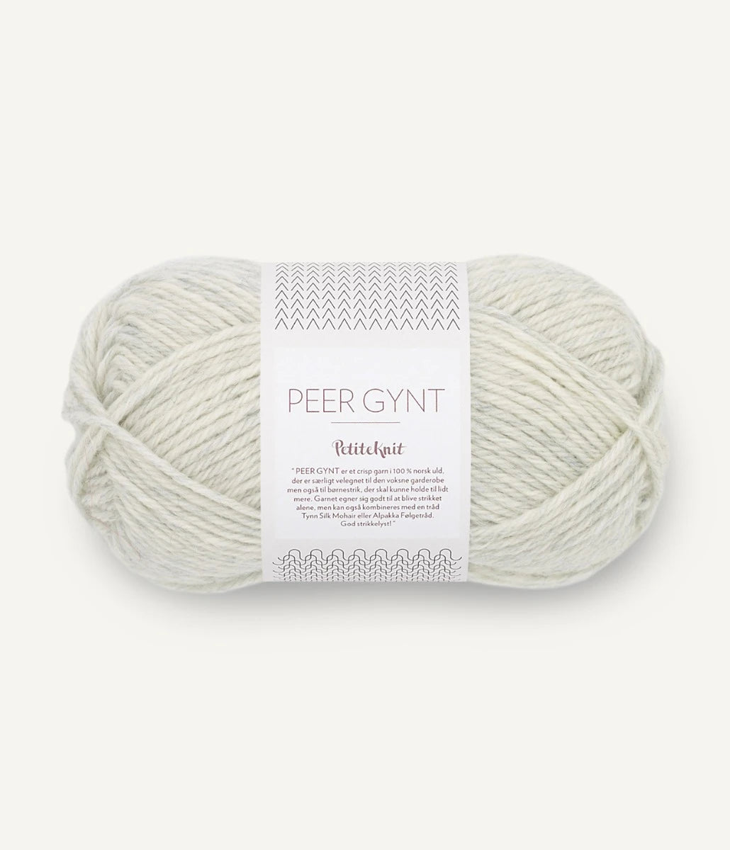 Peer Gynt by Sandnes Garn - PetiteKnit in 1021 from UK knit shop The Knit Lounge.