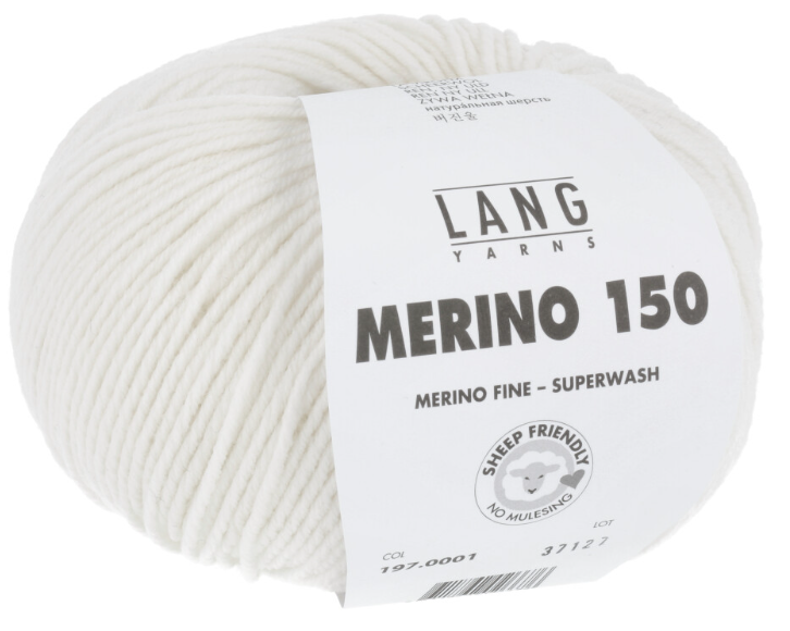 Lang Yarns Merino 150 50g is available to purchase from The Knit Lounge UK knit shop