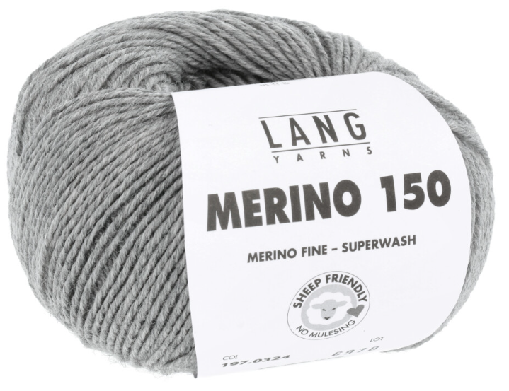 Lang Yarns Merino 150 50g is available to purchase from The Knit Lounge UK knit shop