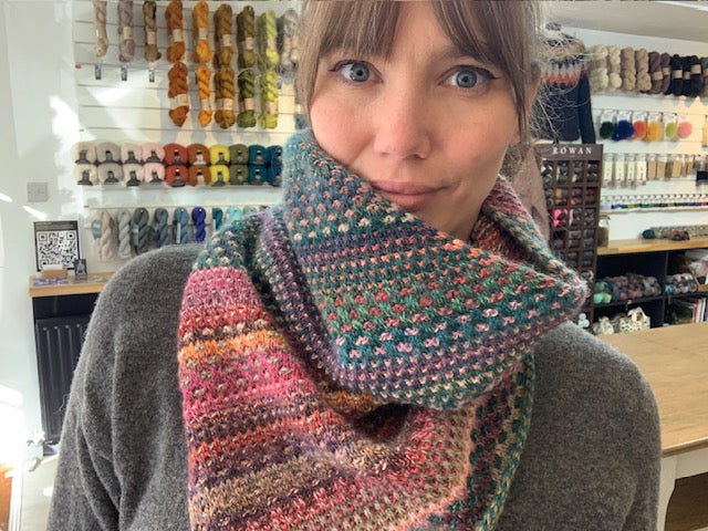 The Shift Yarn Bundle is available to purchase from The Knit Lounge UK knit shop