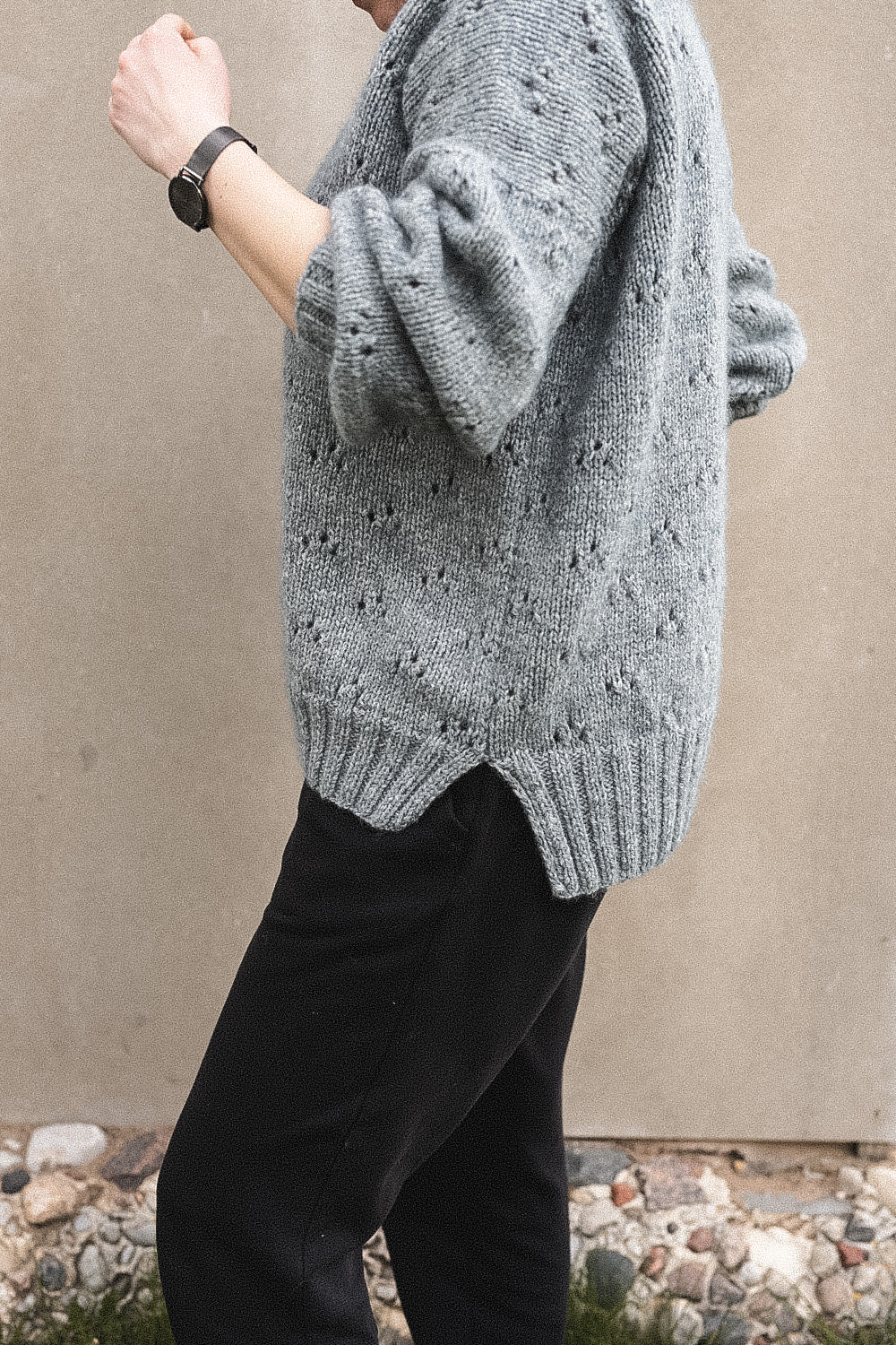 Ruke Boxy Sweater Pattern is available to purchase from The Knit Lounge UK knit shop