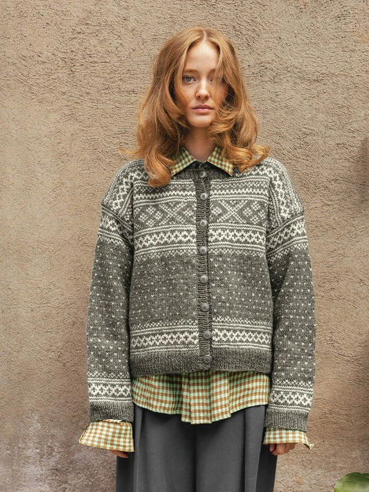 Sandnes Garn Setesdal Cardigan Ladies 2510_06 - Printed knitting Pattern from The Knit Lounge UK wool shop.
