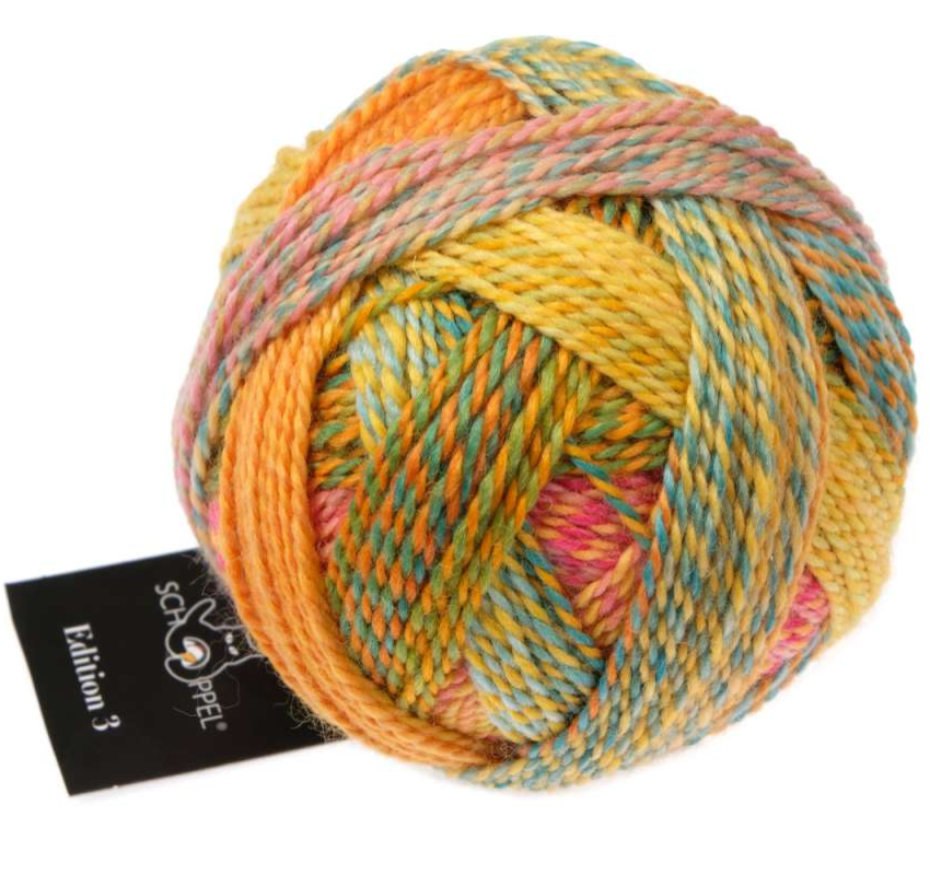Schoppel-Wolle Edition 3 50g is available to purchase from The Knit Lounge UK knit shop