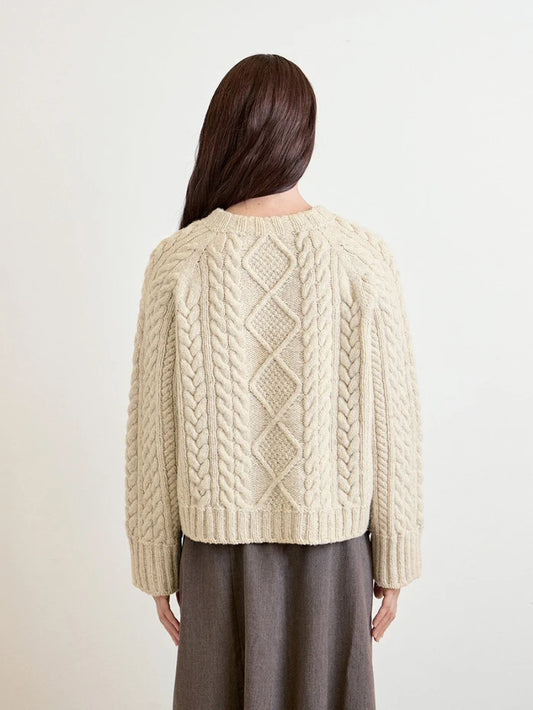 Sandnes Garn Loom Sweater 2602_08 - Printed knitting Pattern from The Knit Lounge UK.