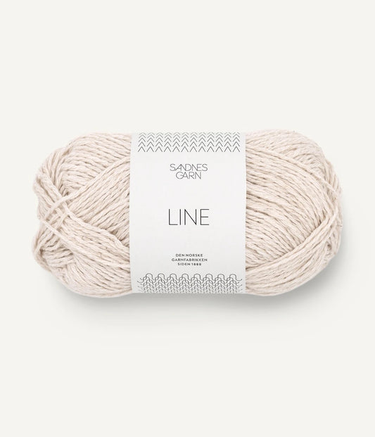 Sandnes Garn Line in 1015 from UK wool shop The Knit Lounge.