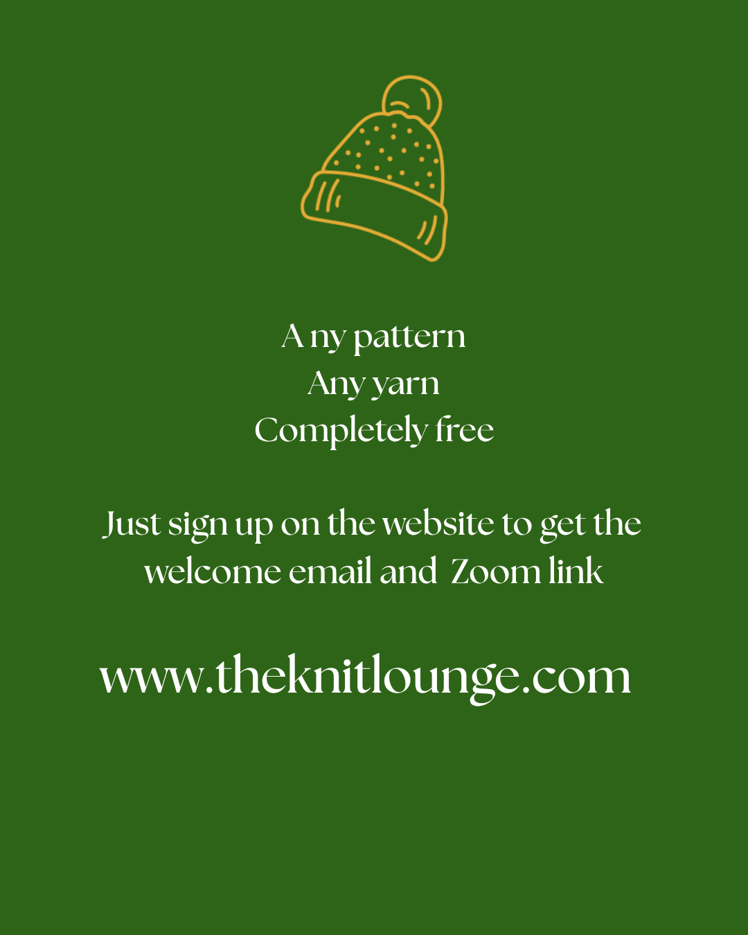 Christmas Hat-a-long | Virtual Event