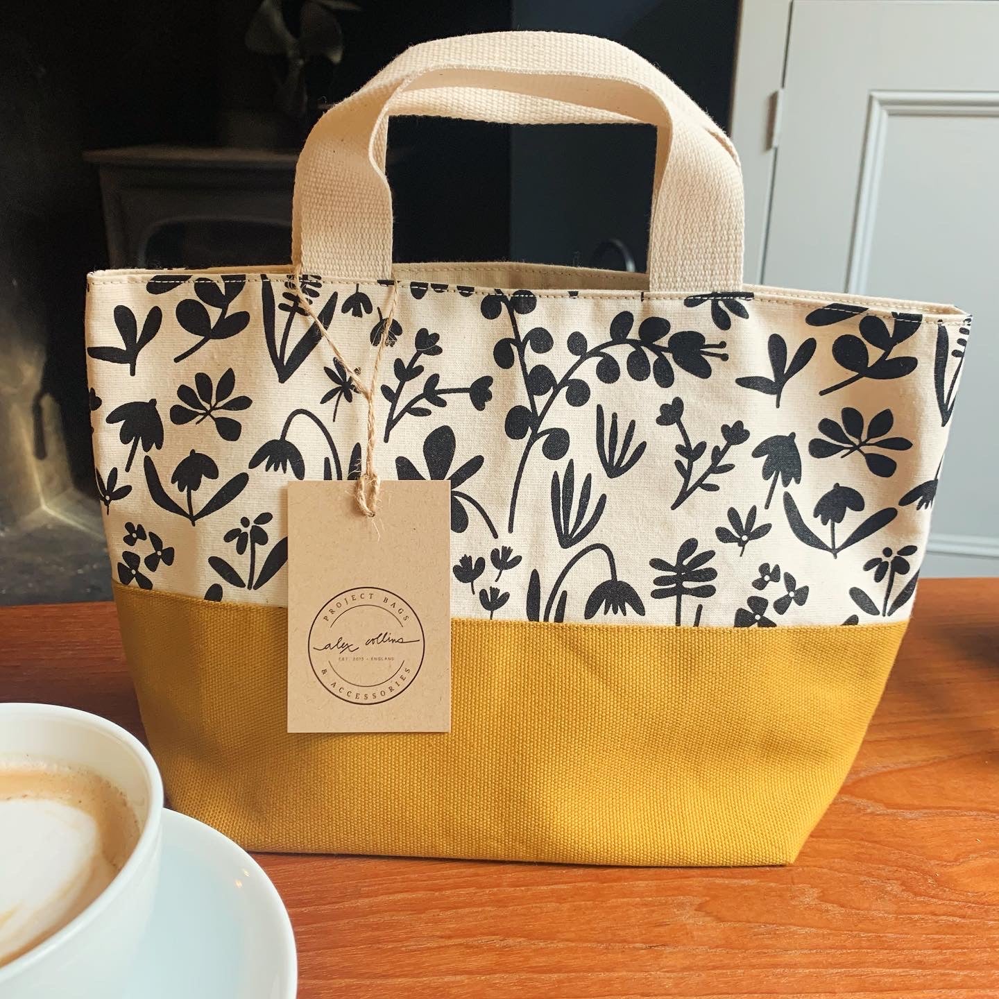 Small Tote Project Bag is available to purchase from The Knit Lounge UK knit shop