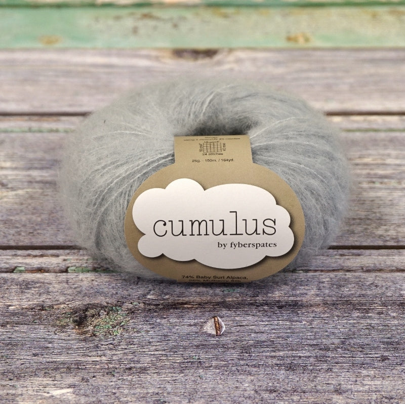 Fyberspates Cumulus Suri Alpaca 25g is available to purchase from The Knit Lounge UK knit shop