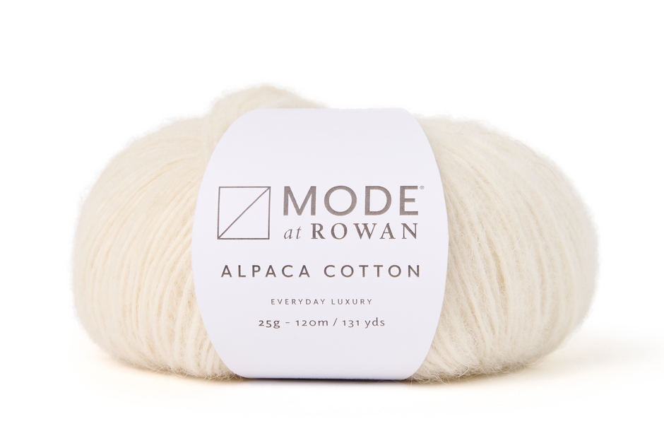 Mode at Rowan Alpaca Cotton is available to purchase from The Knit Lounge UK knit shop