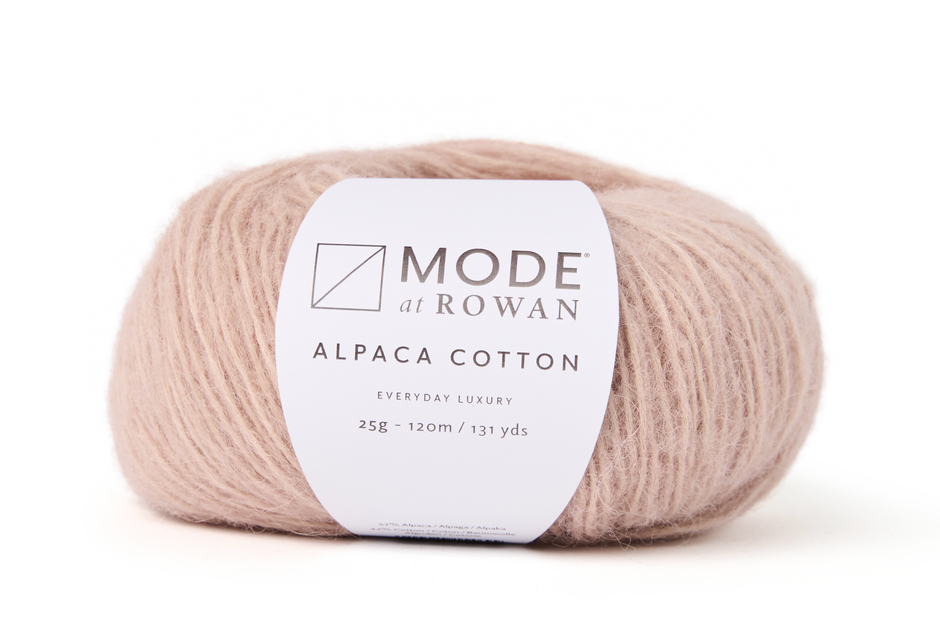 Mode at Rowan Alpaca Cotton is available to purchase from The Knit Lounge UK knit shop