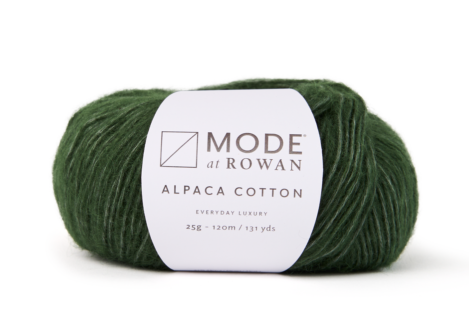 Mode at Rowan Alpaca Cotton is available to purchase from The Knit Lounge UK knit shop