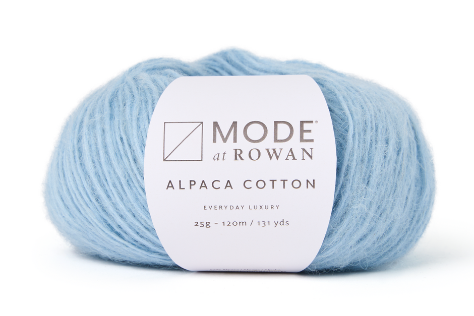 Mode at Rowan Alpaca Cotton is available to purchase from The Knit Lounge UK knit shop