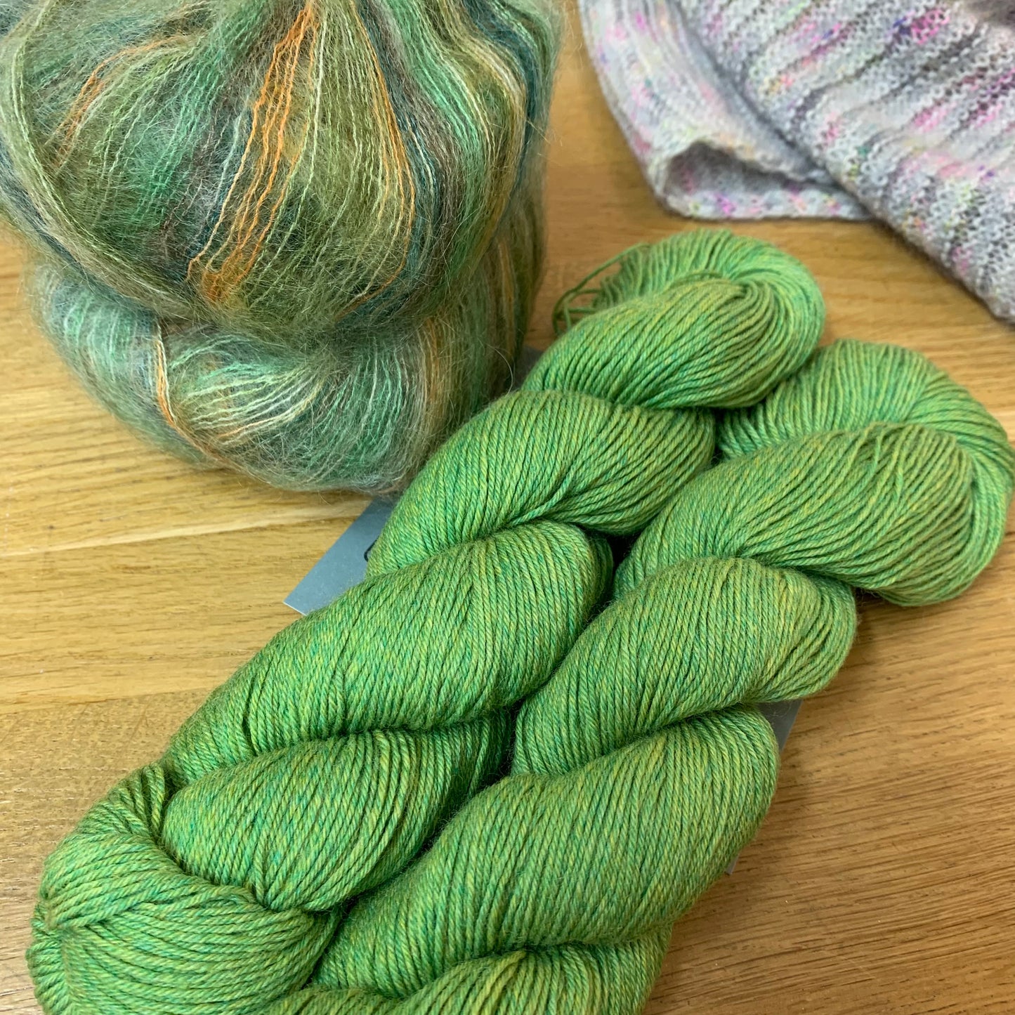 Pom Pidou Shawl Kit is available to purchase from The Knit Lounge UK knit shop