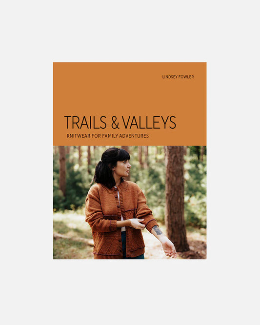 Trails & Valleys: Knitwear for Family Adventures is available to purchase from The Knit Lounge UK knit shop