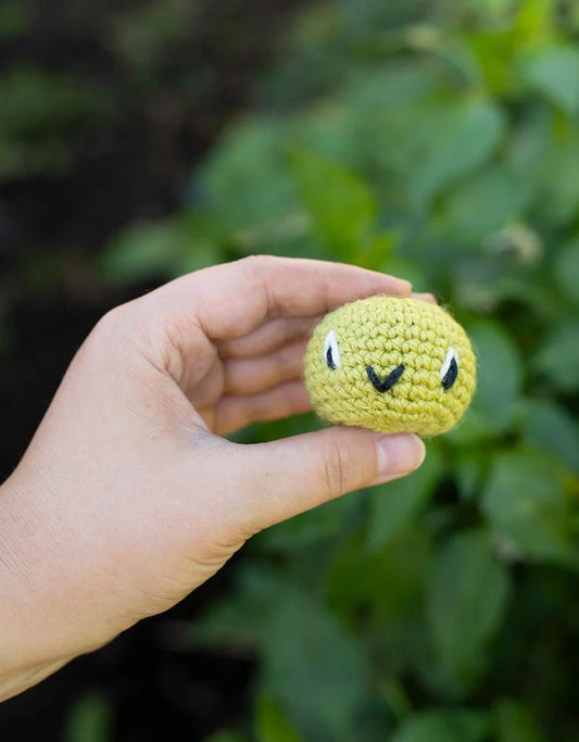 Toft Peas in a Can - Beginners Crochet Kit is available to purchase from The Knit Lounge UK knit shop