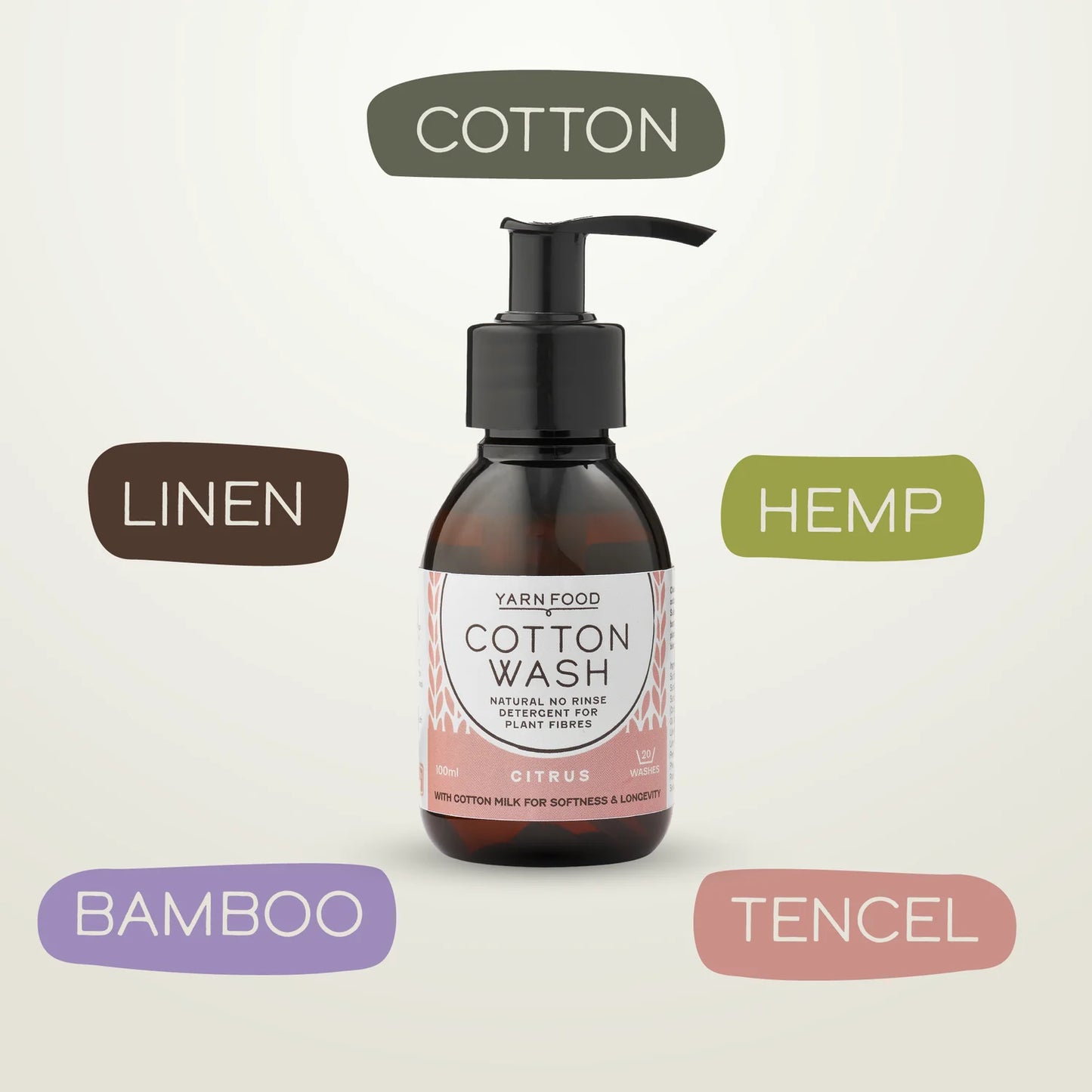Yarn Food Cotton Wash Mini - 100ml