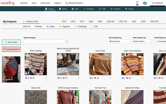 Ravelry Basics - How to use the biggest fibre arts database and social networking website | Sun 26th April