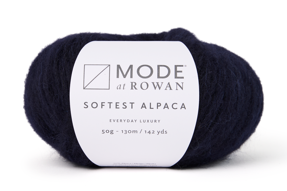 Mode at Rowan Softest Alpaca is available to purchase from The Knit Lounge UK knit shop
