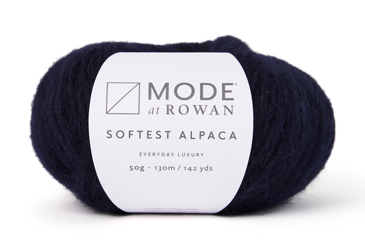 Mode at Rowan Softest Alpaca is available to purchase from The Knit Lounge UK knit shop