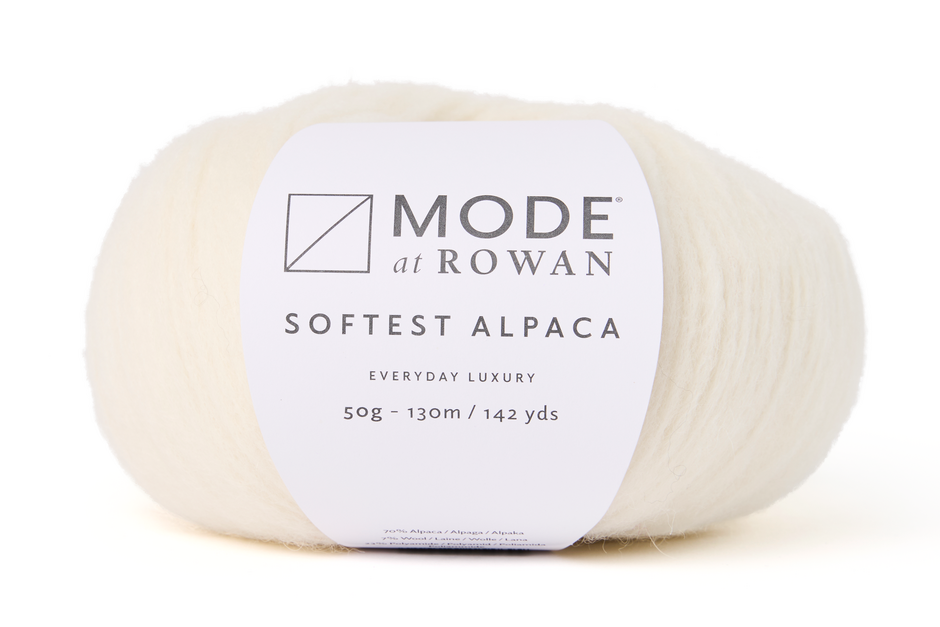 Mode at Rowan Softest Alpaca is available to purchase from The Knit Lounge UK knit shop