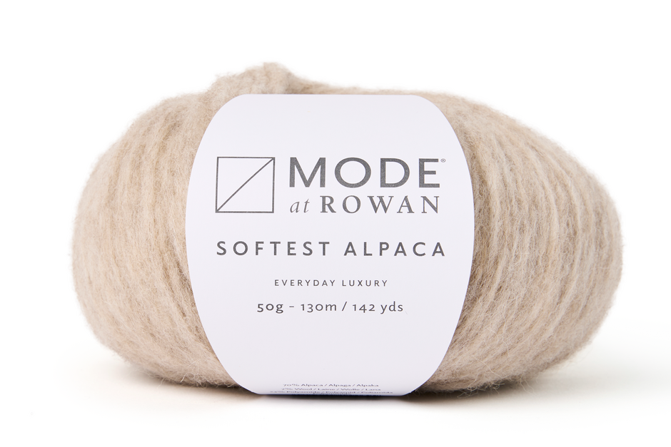 Mode at Rowan Softest Alpaca is available to purchase from The Knit Lounge UK knit shop