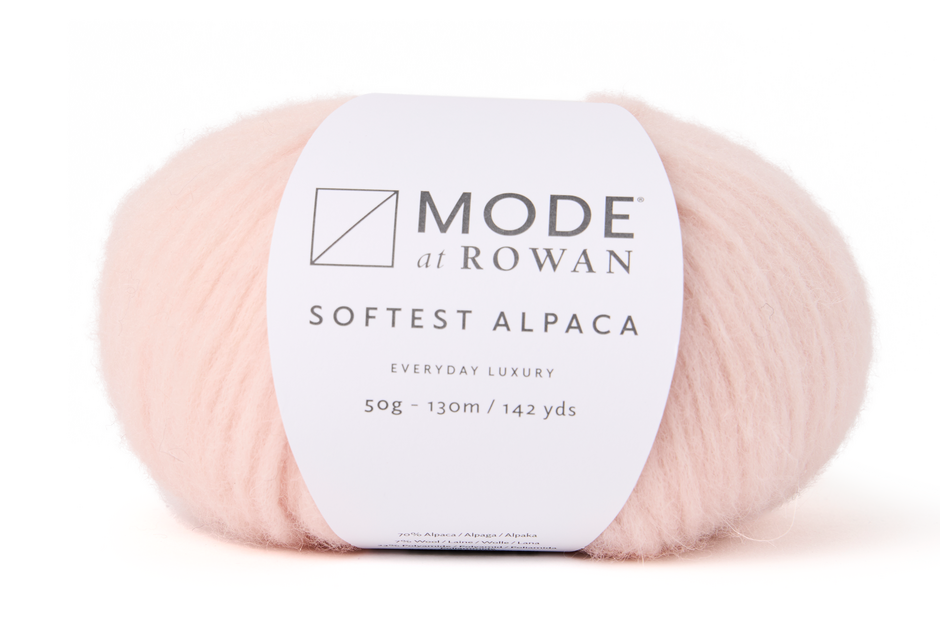 Mode at Rowan Softest Alpaca is available to purchase from The Knit Lounge UK knit shop