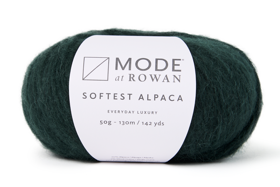 Mode at Rowan Softest Alpaca is available to purchase from The Knit Lounge UK knit shop