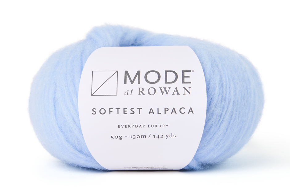 Mode at Rowan Softest Alpaca is available to purchase from The Knit Lounge UK knit shop