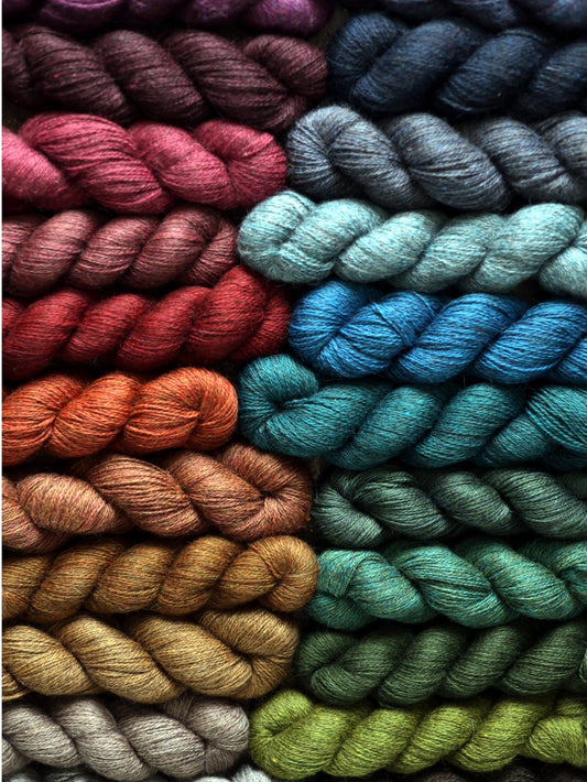 John Arbon Harvest Hues Worsted 100g is available to purchase from The Knit Lounge UK knit shop