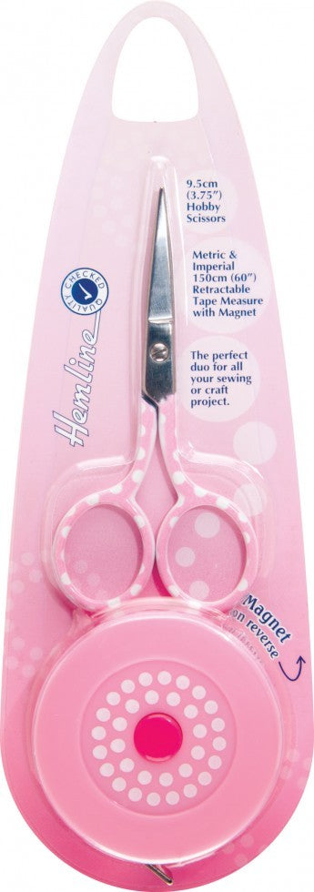Scissors and Retractable Tape Measure