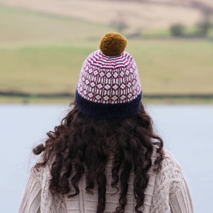 Baa Ram Ewe Knitting Pattern - Brooklime Hat from The Knit Lounge