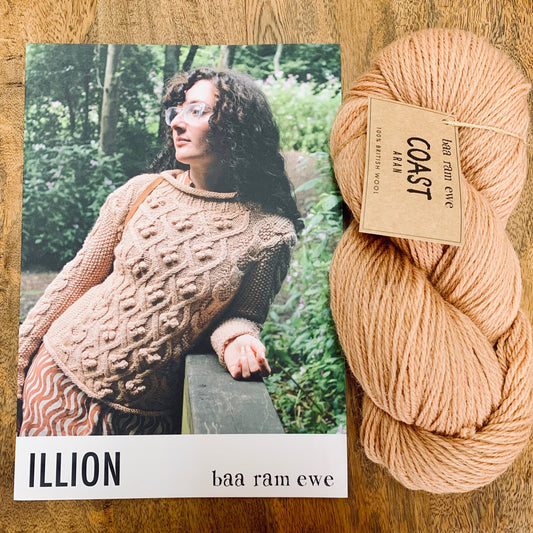 Baa Ram Ewe Sweater Pattern - Illion is available to purchase from The Knit Lounge UK knit shop