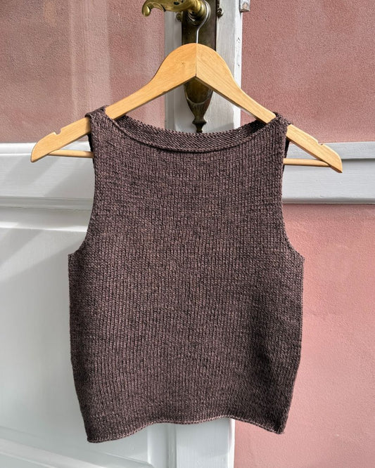 Bea Top by PetiteKnit printed pattern available at The Knit Lounge UK