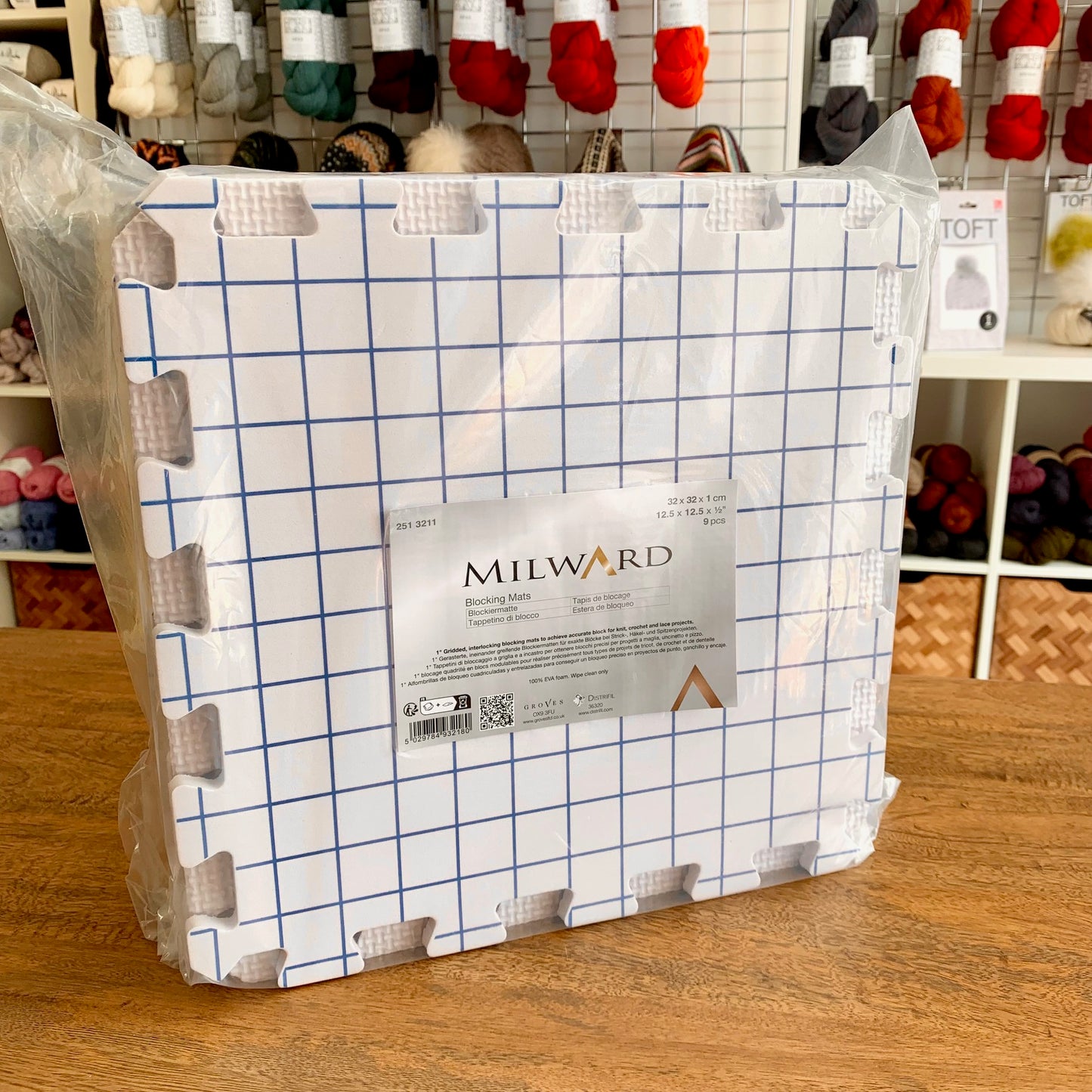 Milward Blocking Mats - Pack of 9 is available to purchase from The Knit Lounge UK knit shop