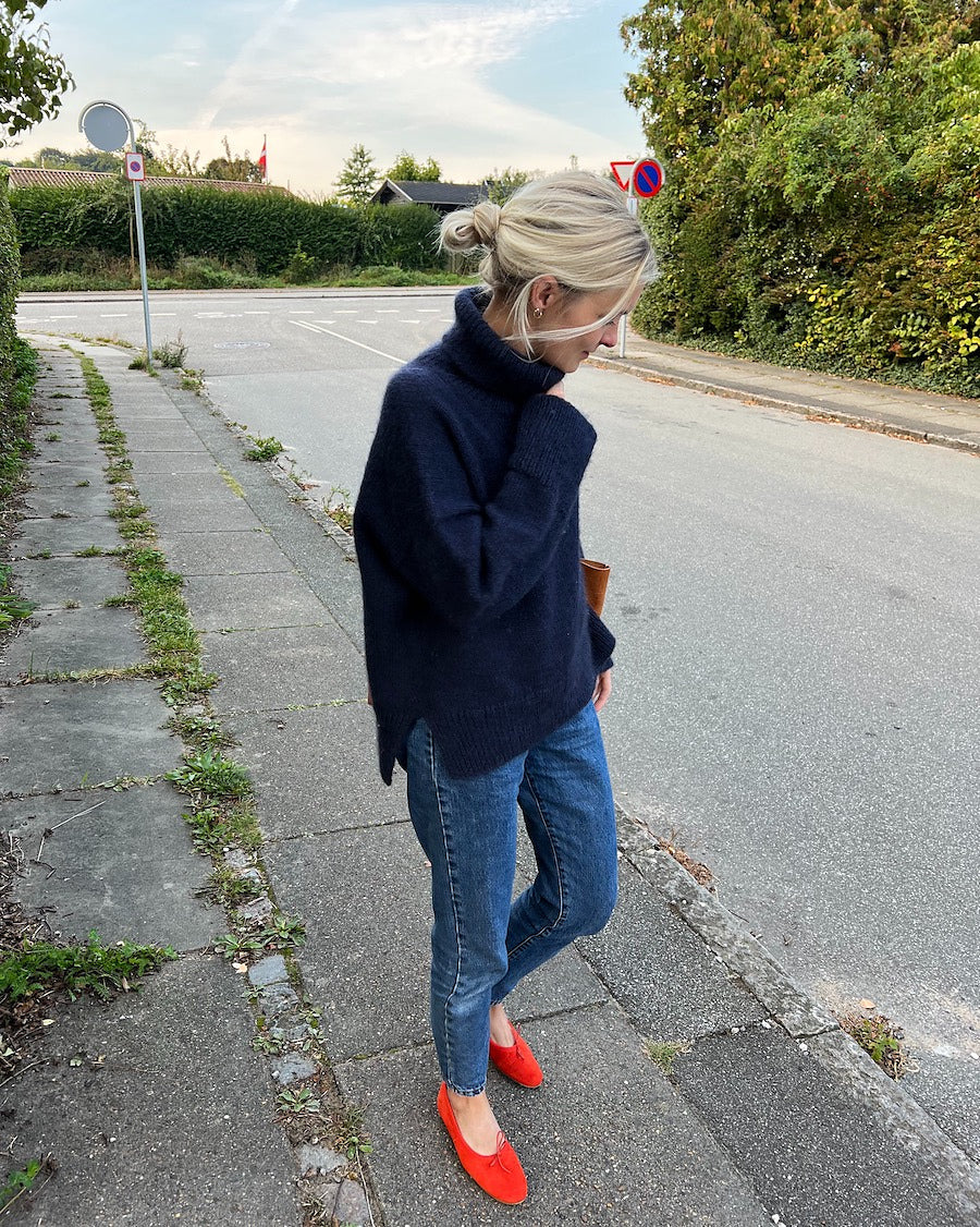 PetiteKnit Chestnut Sweater - Printed Pattern