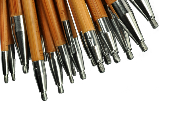 ChiaoGoo Spin Bamboo Interchangable Tips (4in) is available to purchase from The Knit Lounge UK knit shop