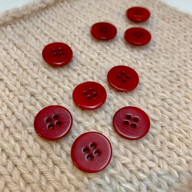 Corozo 15mm Natural Button