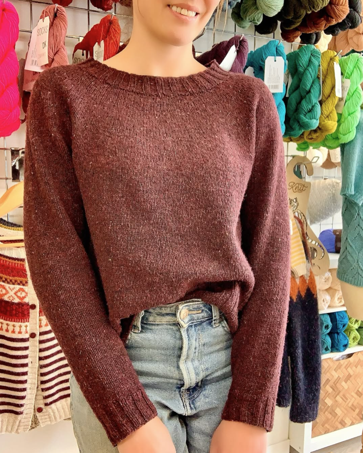 Knit Along My First Sweater Knitting Pattern My First Sweater Club