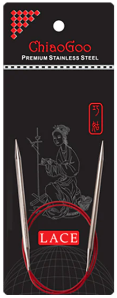 Chiaogoo 16" (40cm) Fixed Circular Knitting Needles is available to purchase from The Knit Lounge UK knit shop