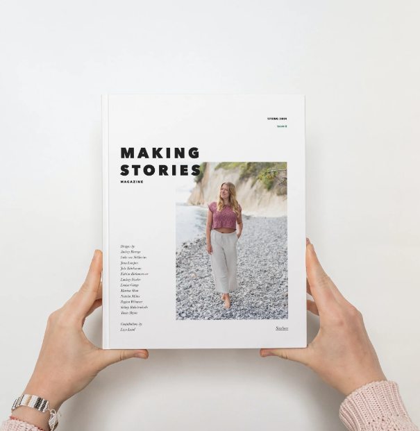 Making Stories Issue 11 is available to purchase from The Knit Lounge UK knit shop