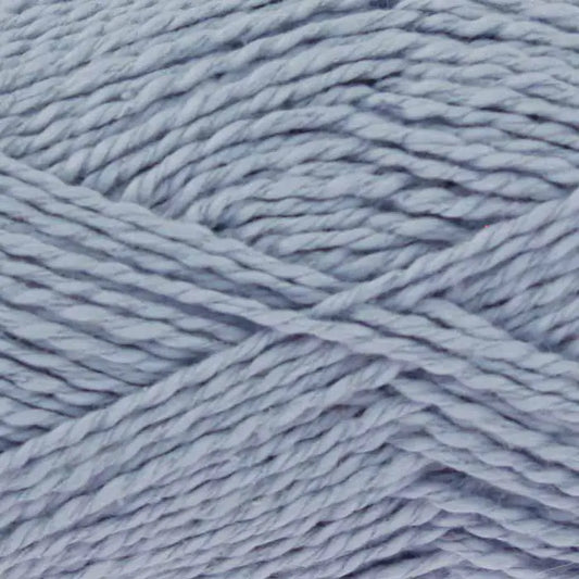 King Cole Finesse Cotton Silk DK 50g in shade Soft Blue from UK yarn shop The Knit Lounge.