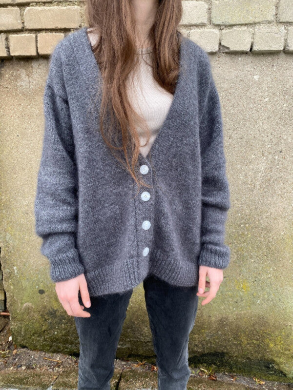 Ruke Classic Cardigan Pattern is available to purchase from The Knit Lounge UK knit shop