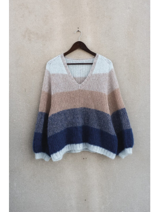 The Morning Sweater Pattern is available to purchase from The Knit Lounge UK knit shop