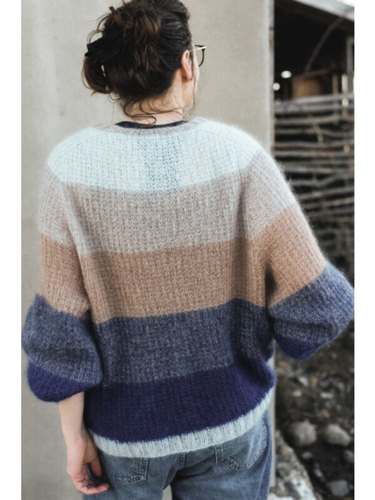 The Morning Sweater Pattern is available to purchase from The Knit Lounge UK knit shop