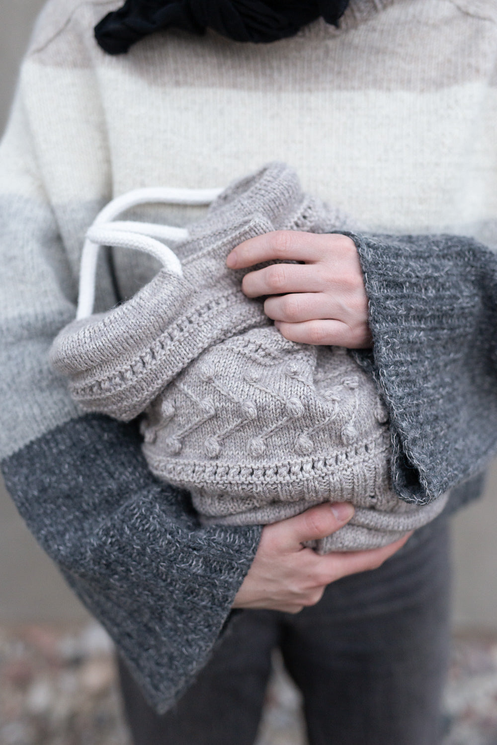 Ruke Project Bag Pattern is available to purchase from The Knit Lounge UK knit shop
