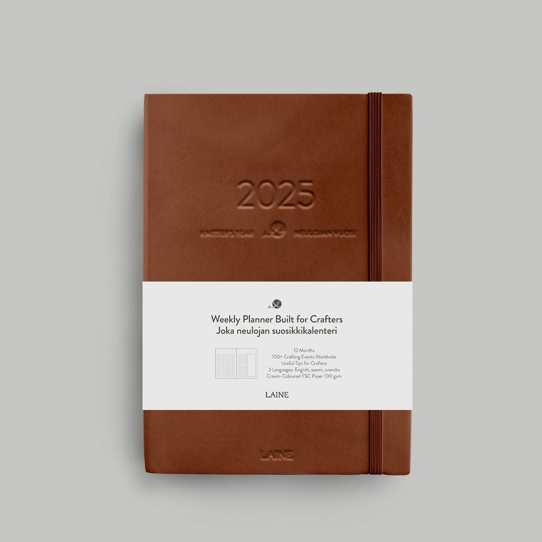Laine Knitter's Year 2025 Calendar is available to purchase from The Knit Lounge UK knit shop