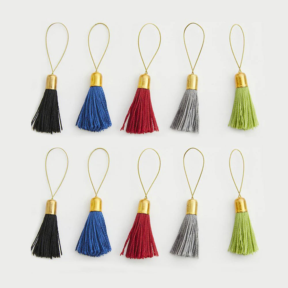 Lantern Moon Tassel Stitch Markers is available to purchase from The Knit Lounge UK knit shop