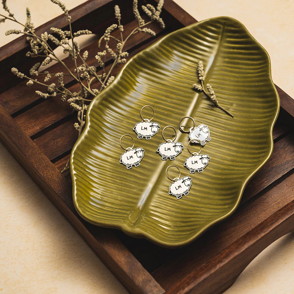 Lantern Moon Meadow Stitch Markers is available to purchase from The Knit Lounge UK knit shop