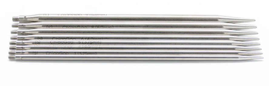 Chiaogoo Interchangeable Knitting Needle Tips 4' (10cm) is available to purchase from The Knit Lounge UK knit shop