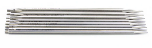 Chiaogoo Red Lace Interchangeable Knitting Needle Tips 3' (8cm) is available to purchase from The Knit Lounge UK knit shop